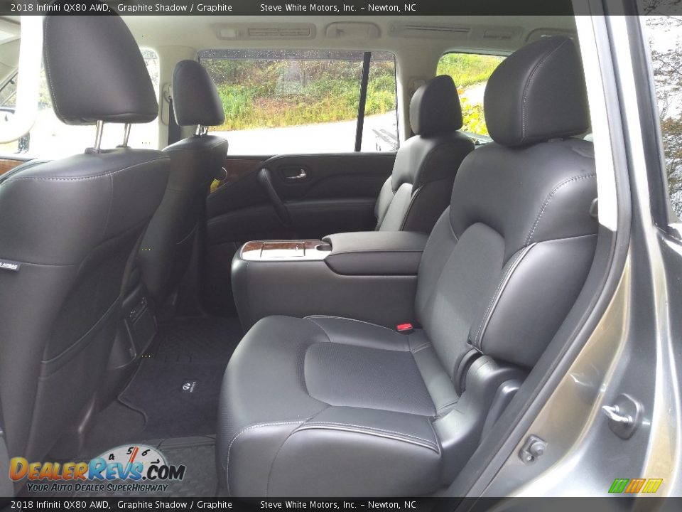 Rear Seat of 2018 Infiniti QX80 AWD Photo #16