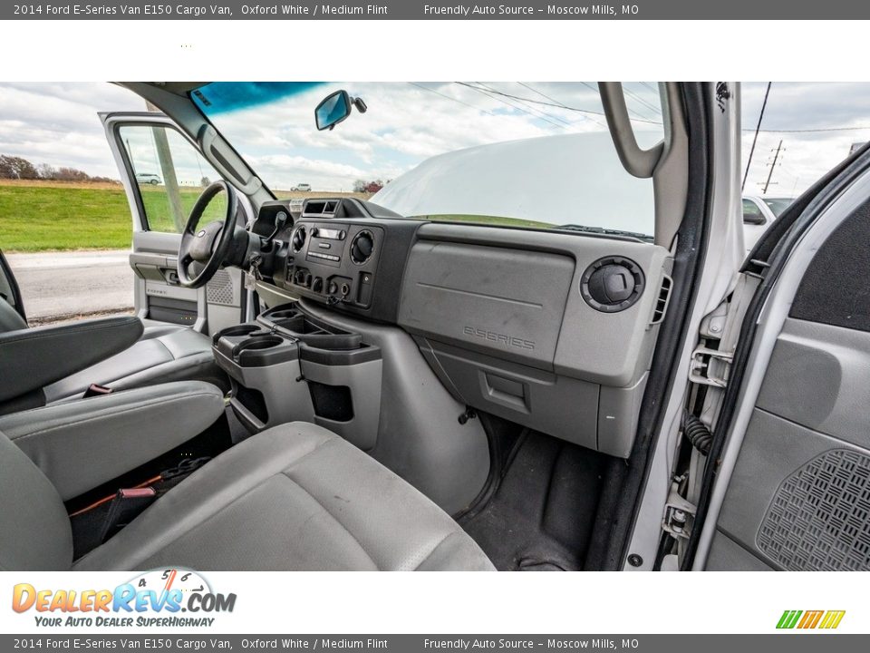 2014 Ford E-Series Van E150 Cargo Van Oxford White / Medium Flint Photo #21