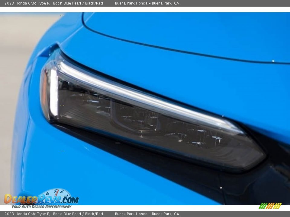 2023 Honda Civic Type R Boost Blue Pearl / Black/Red Photo #4