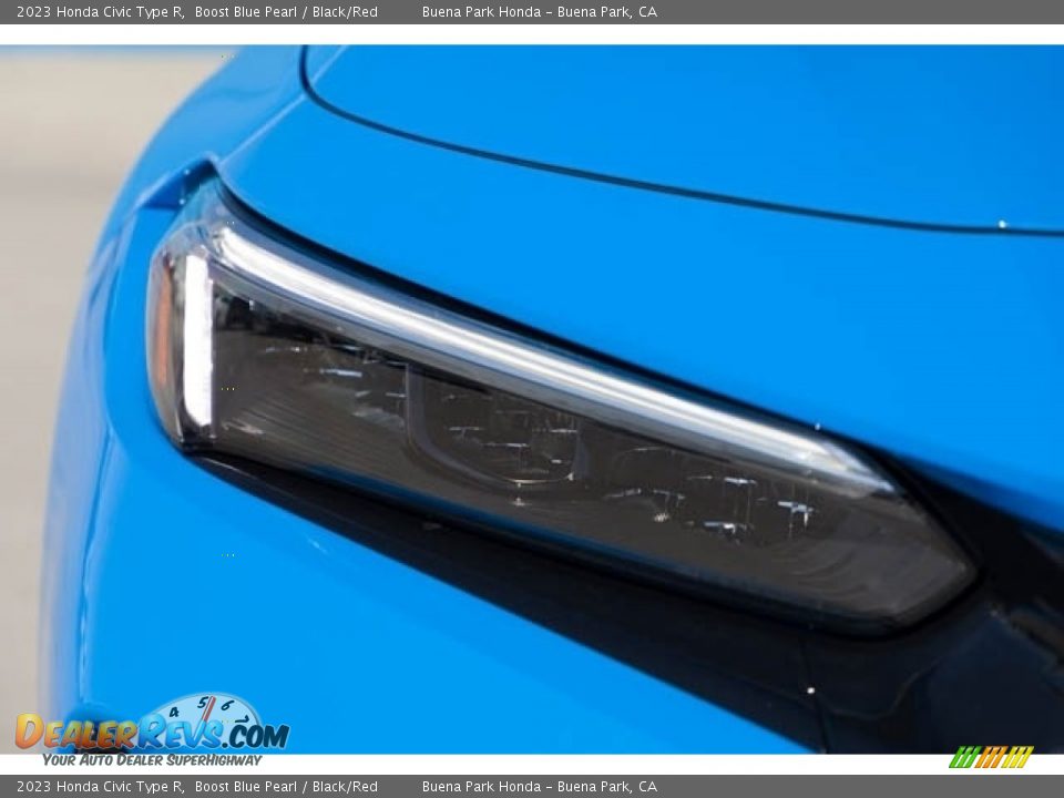 2023 Honda Civic Type R Boost Blue Pearl / Black/Red Photo #4