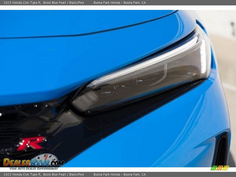 2023 Honda Civic Type R Boost Blue Pearl / Black/Red Photo #5