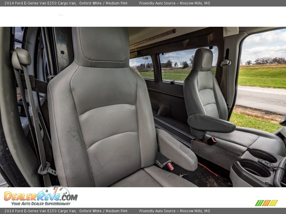 2014 Ford E-Series Van E150 Cargo Van Oxford White / Medium Flint Photo #23