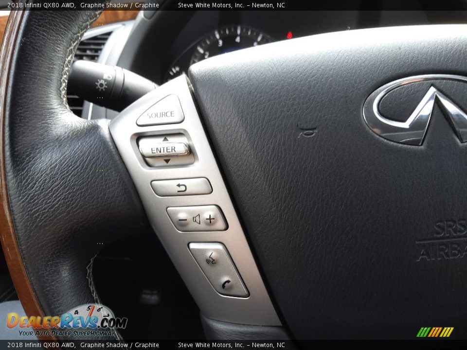 2018 Infiniti QX80 AWD Steering Wheel Photo #24