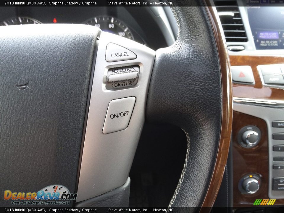 2018 Infiniti QX80 AWD Steering Wheel Photo #25