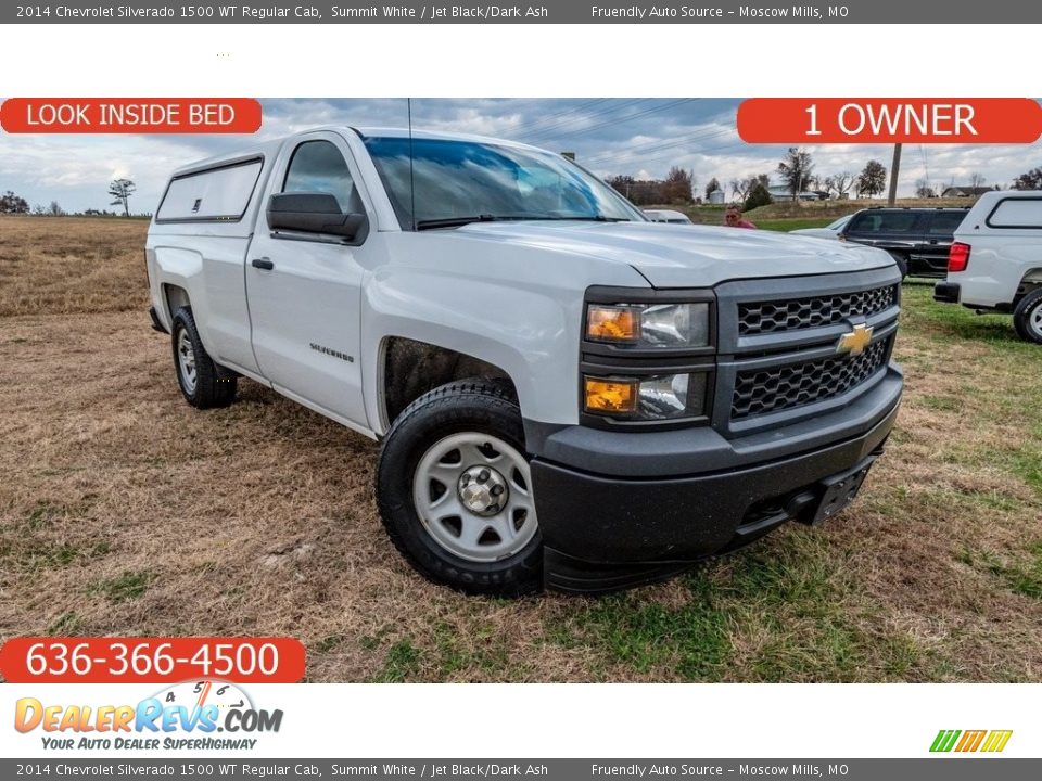 2014 Chevrolet Silverado 1500 WT Regular Cab Summit White / Jet Black/Dark Ash Photo #1