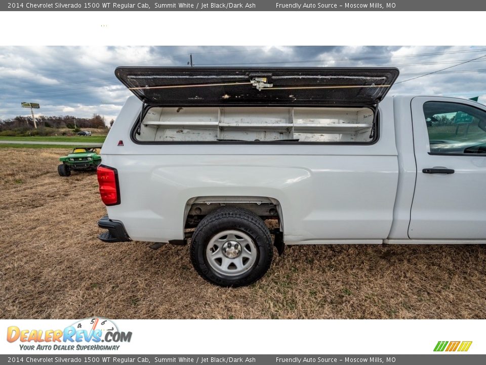 2014 Chevrolet Silverado 1500 WT Regular Cab Summit White / Jet Black/Dark Ash Photo #2