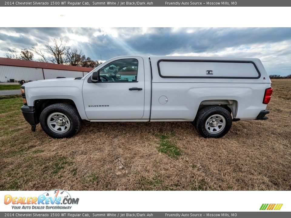 2014 Chevrolet Silverado 1500 WT Regular Cab Summit White / Jet Black/Dark Ash Photo #9