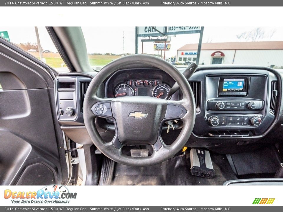 2014 Chevrolet Silverado 1500 WT Regular Cab Summit White / Jet Black/Dark Ash Photo #13
