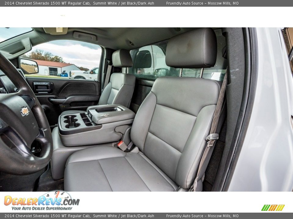 2014 Chevrolet Silverado 1500 WT Regular Cab Summit White / Jet Black/Dark Ash Photo #14