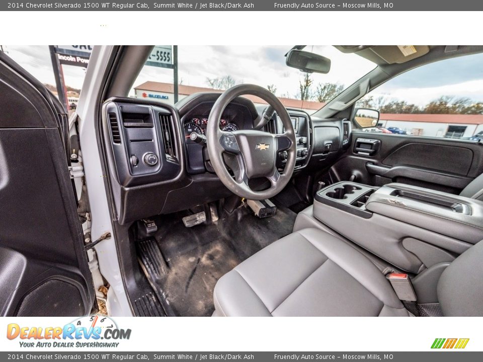 2014 Chevrolet Silverado 1500 WT Regular Cab Summit White / Jet Black/Dark Ash Photo #16