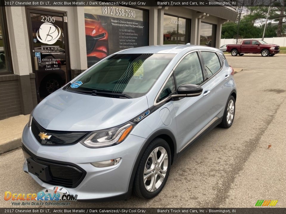 2017 Chevrolet Bolt EV LT Arctic Blue Metallic / Dark Galvanized/­Sky Cool Gray Photo #2