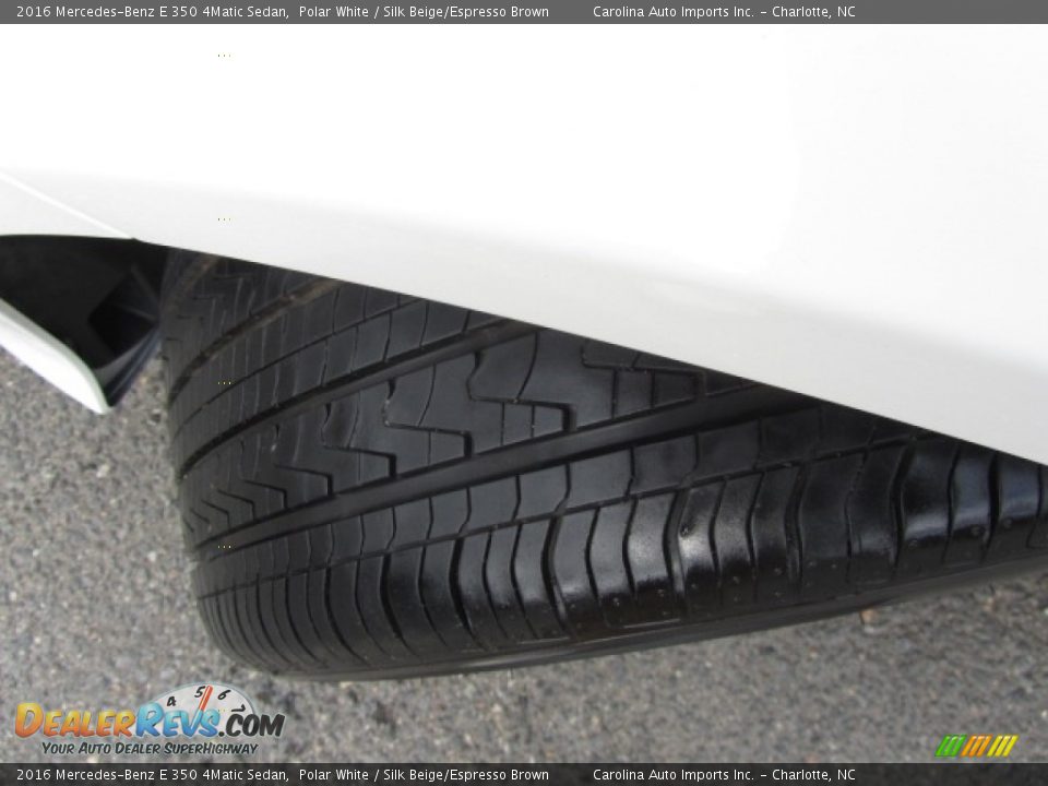 2016 Mercedes-Benz E 350 4Matic Sedan Polar White / Silk Beige/Espresso Brown Photo #27