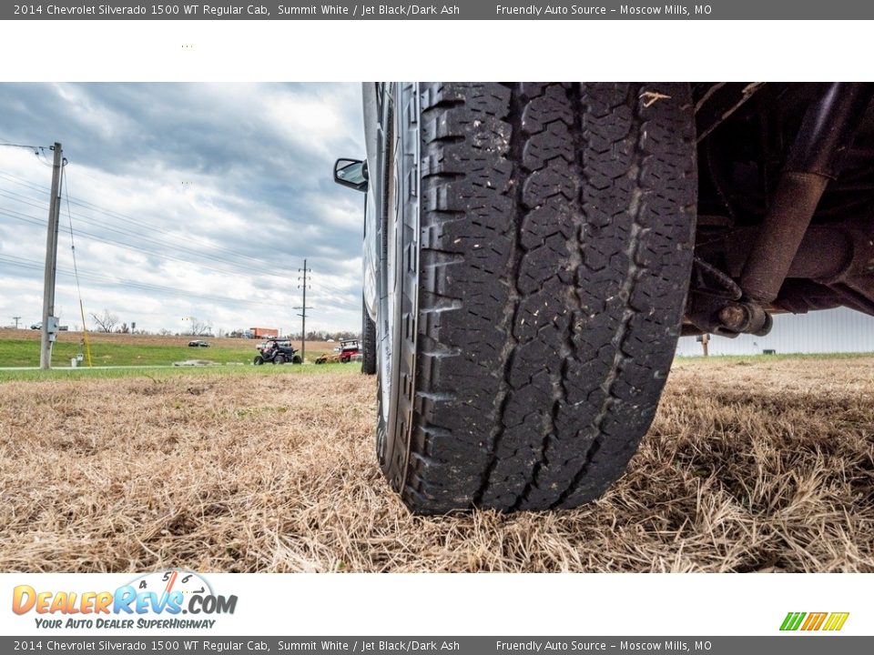 2014 Chevrolet Silverado 1500 WT Regular Cab Summit White / Jet Black/Dark Ash Photo #24