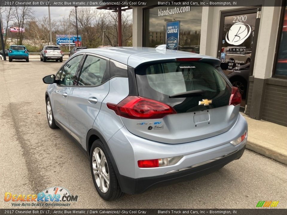 2017 Chevrolet Bolt EV LT Arctic Blue Metallic / Dark Galvanized/­Sky Cool Gray Photo #7