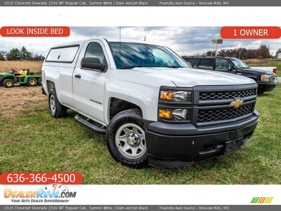 2015 Chevrolet Silverado 1500 WT Regular Cab Summit White / Dark Ash/Jet Black Photo #1