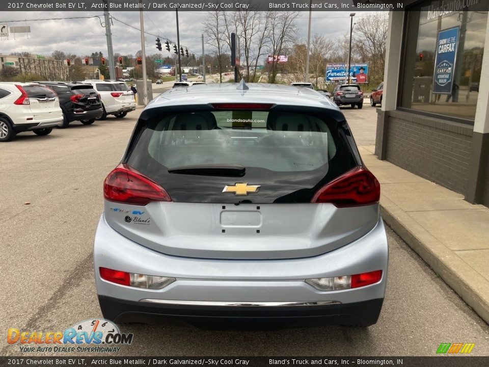 2017 Chevrolet Bolt EV LT Arctic Blue Metallic / Dark Galvanized/­Sky Cool Gray Photo #8