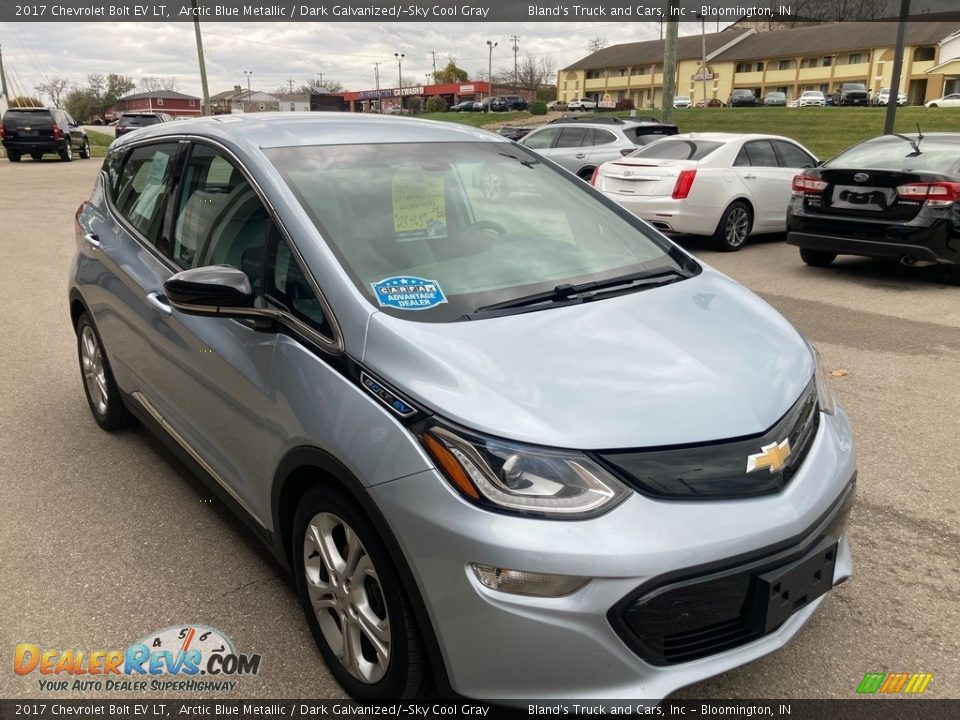 2017 Chevrolet Bolt EV LT Arctic Blue Metallic / Dark Galvanized/­Sky Cool Gray Photo #10