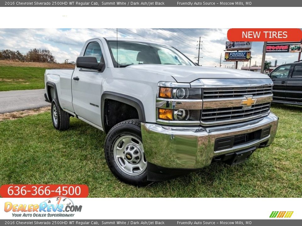 2016 Chevrolet Silverado 2500HD WT Regular Cab Summit White / Dark Ash/Jet Black Photo #1