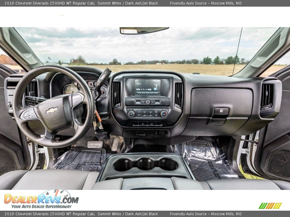 Dashboard of 2016 Chevrolet Silverado 2500HD WT Regular Cab Photo #10