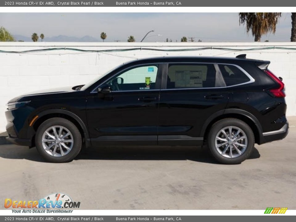 Crystal Black Pearl 2023 Honda CR-V EX AWD Photo #6