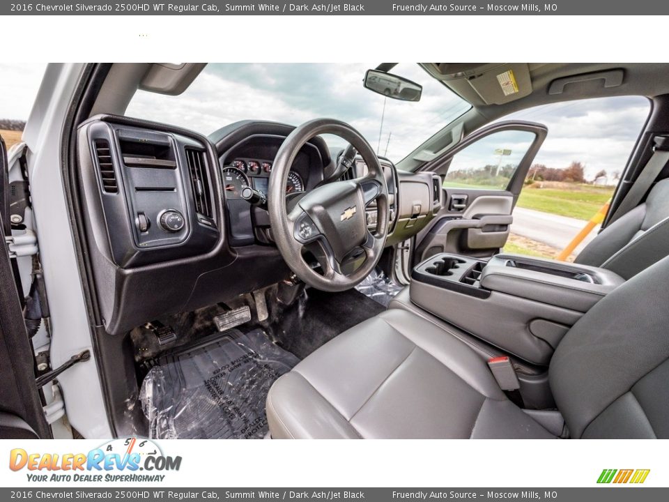 Dark Ash/Jet Black Interior - 2016 Chevrolet Silverado 2500HD WT Regular Cab Photo #14