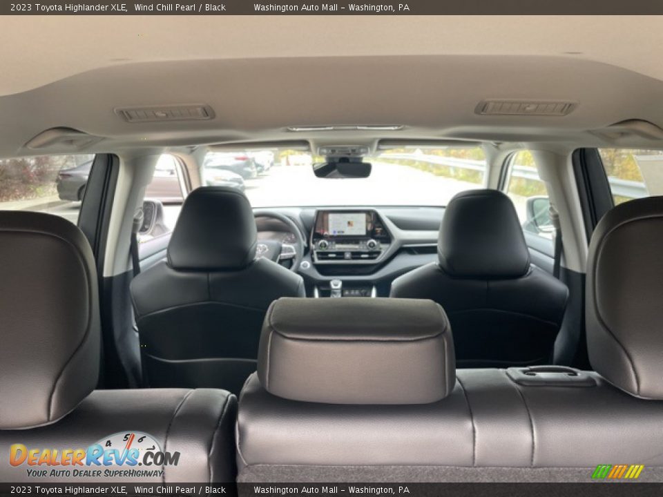 Rear Seat of 2023 Toyota Highlander XLE Photo #25