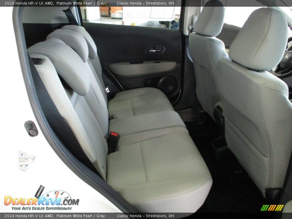 2019 Honda HR-V LX AWD Platinum White Pearl / Gray Photo #19