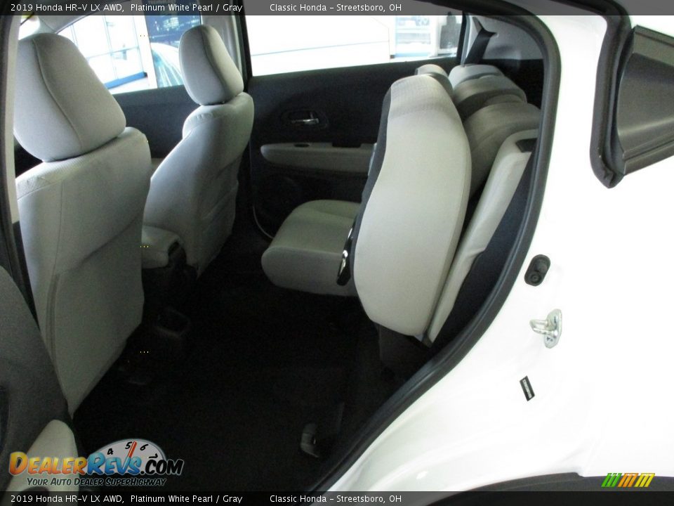 2019 Honda HR-V LX AWD Platinum White Pearl / Gray Photo #25