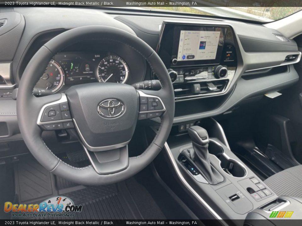 Dashboard of 2023 Toyota Highlander LE Photo #3