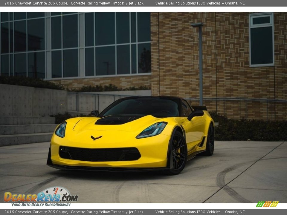 2016 Chevrolet Corvette Z06 Coupe Corvette Racing Yellow Tintcoat / Jet Black Photo #1