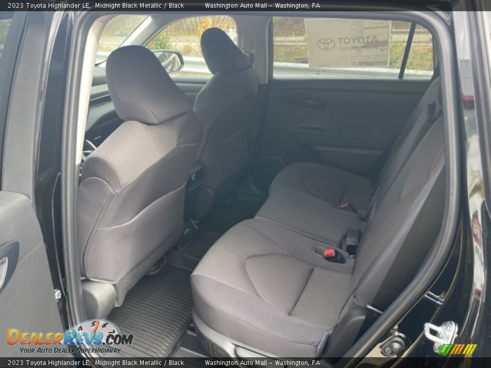 Rear Seat of 2023 Toyota Highlander LE Photo #22