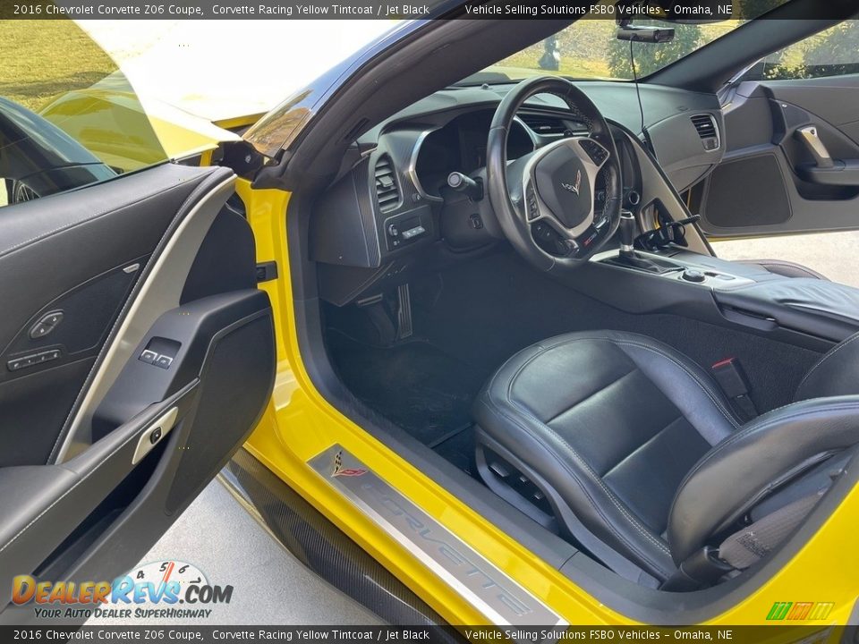 Jet Black Interior - 2016 Chevrolet Corvette Z06 Coupe Photo #4