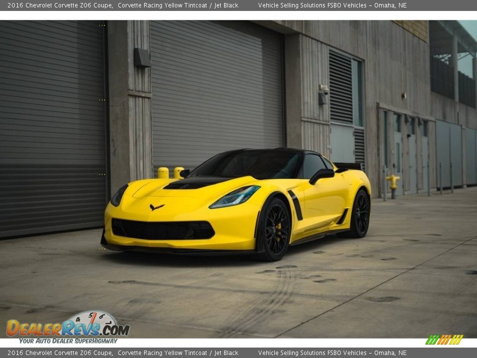 2016 Chevrolet Corvette Z06 Coupe Corvette Racing Yellow Tintcoat / Jet Black Photo #10