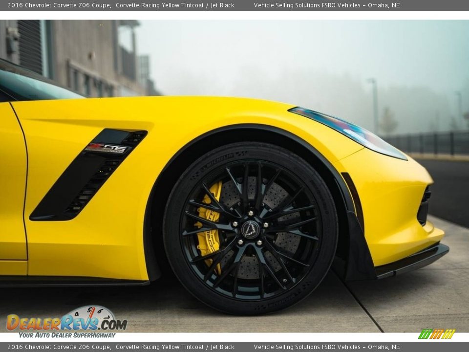 2016 Chevrolet Corvette Z06 Coupe Corvette Racing Yellow Tintcoat / Jet Black Photo #11