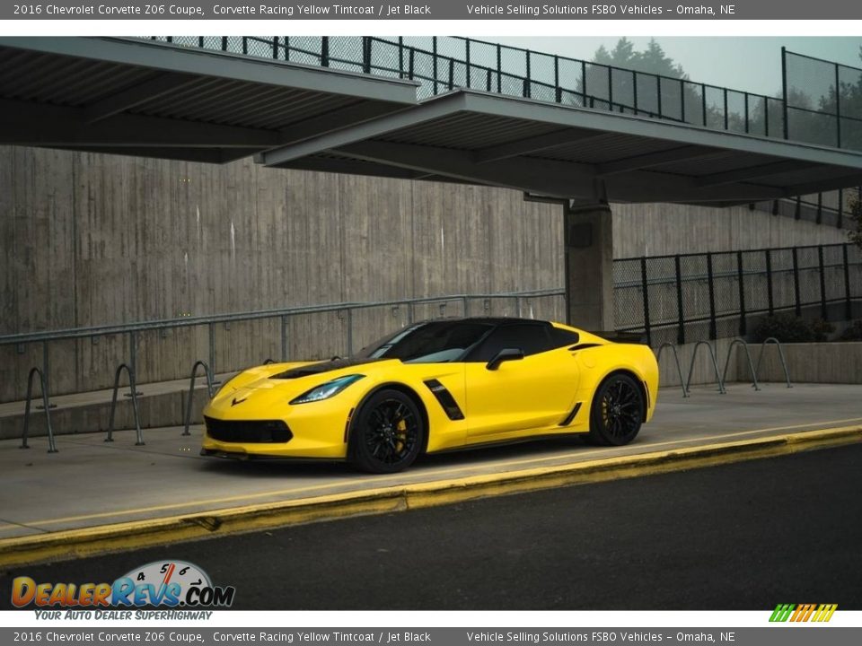 2016 Chevrolet Corvette Z06 Coupe Corvette Racing Yellow Tintcoat / Jet Black Photo #14