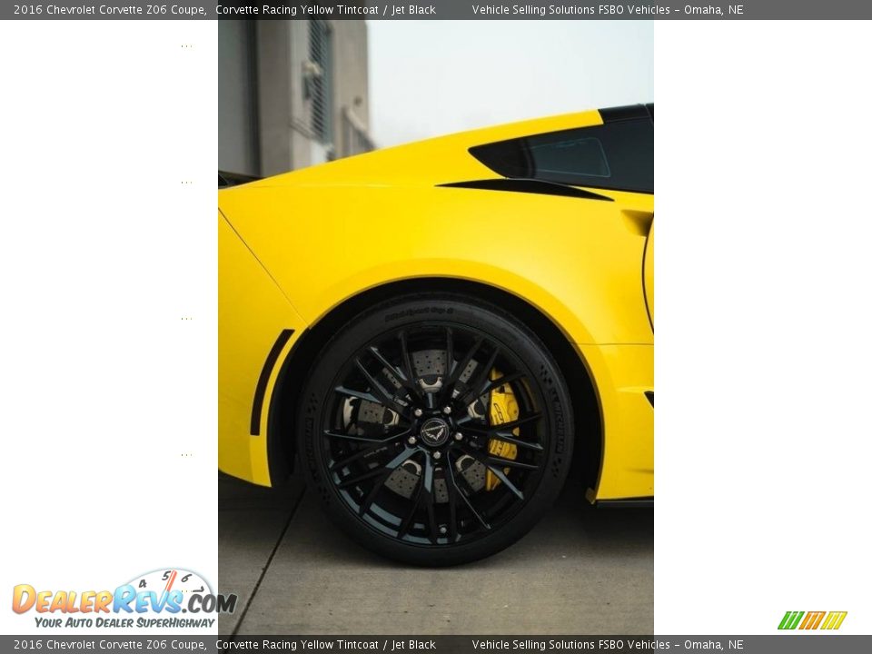 2016 Chevrolet Corvette Z06 Coupe Corvette Racing Yellow Tintcoat / Jet Black Photo #19