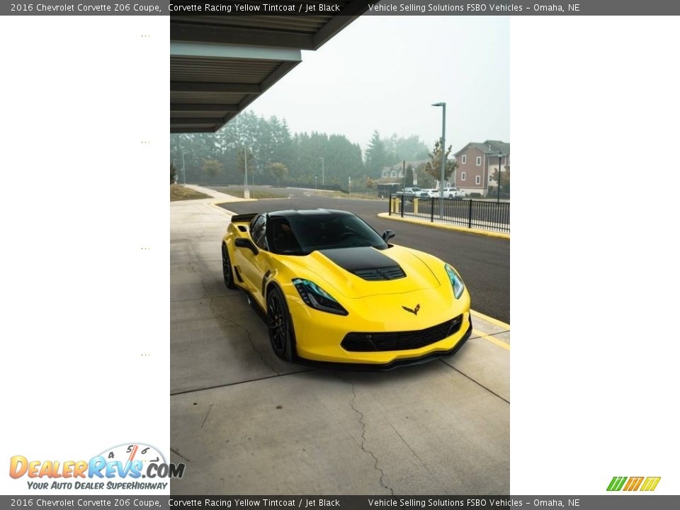 2016 Chevrolet Corvette Z06 Coupe Corvette Racing Yellow Tintcoat / Jet Black Photo #20