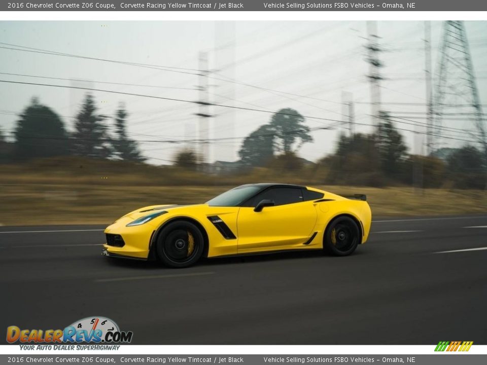 2016 Chevrolet Corvette Z06 Coupe Corvette Racing Yellow Tintcoat / Jet Black Photo #22