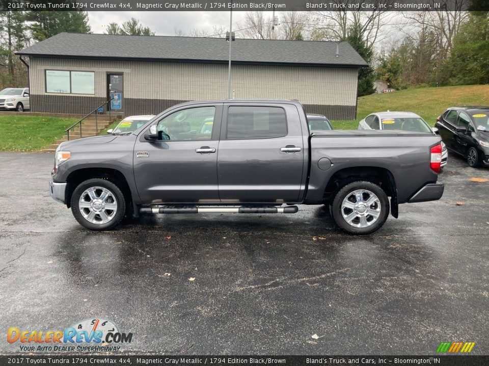 2017 Toyota Tundra 1794 CrewMax 4x4 Magnetic Gray Metallic / 1794 Edition Black/Brown Photo #1