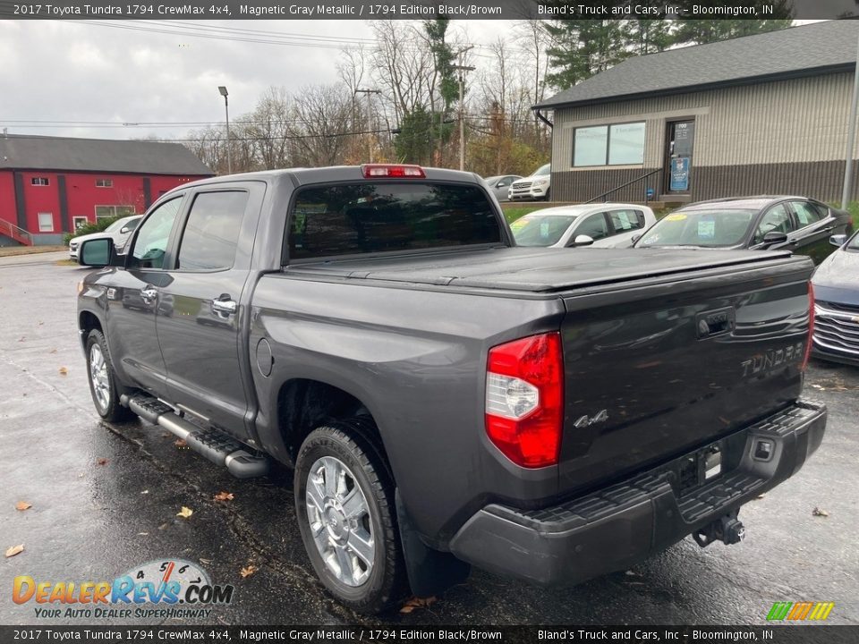 2017 Toyota Tundra 1794 CrewMax 4x4 Magnetic Gray Metallic / 1794 Edition Black/Brown Photo #3