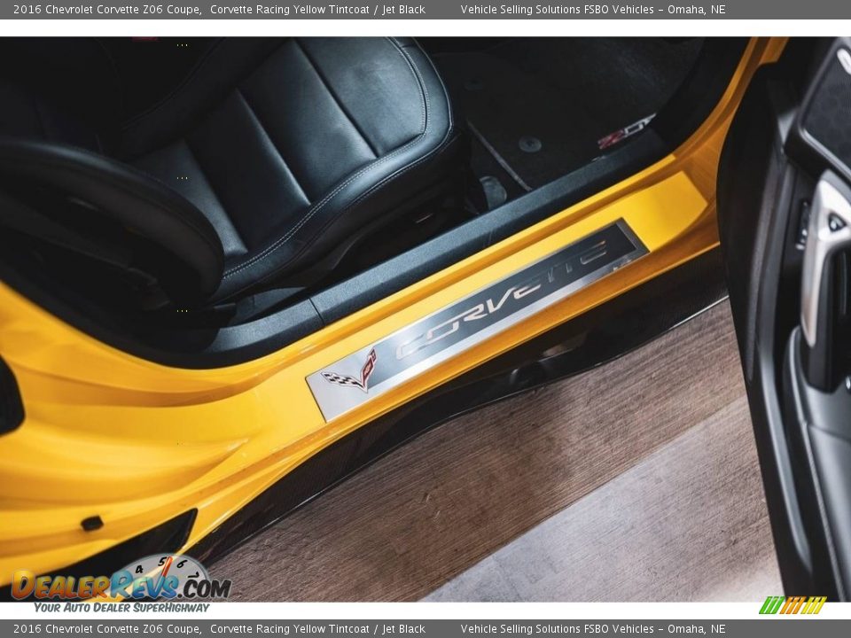 2016 Chevrolet Corvette Z06 Coupe Corvette Racing Yellow Tintcoat / Jet Black Photo #26