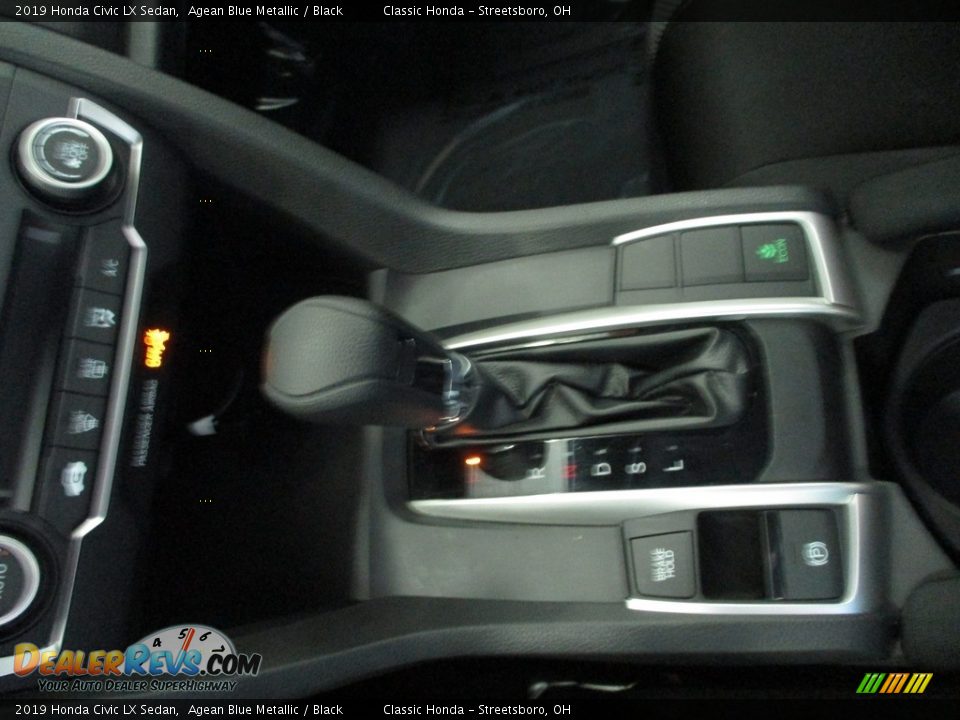 2019 Honda Civic LX Sedan Agean Blue Metallic / Black Photo #33