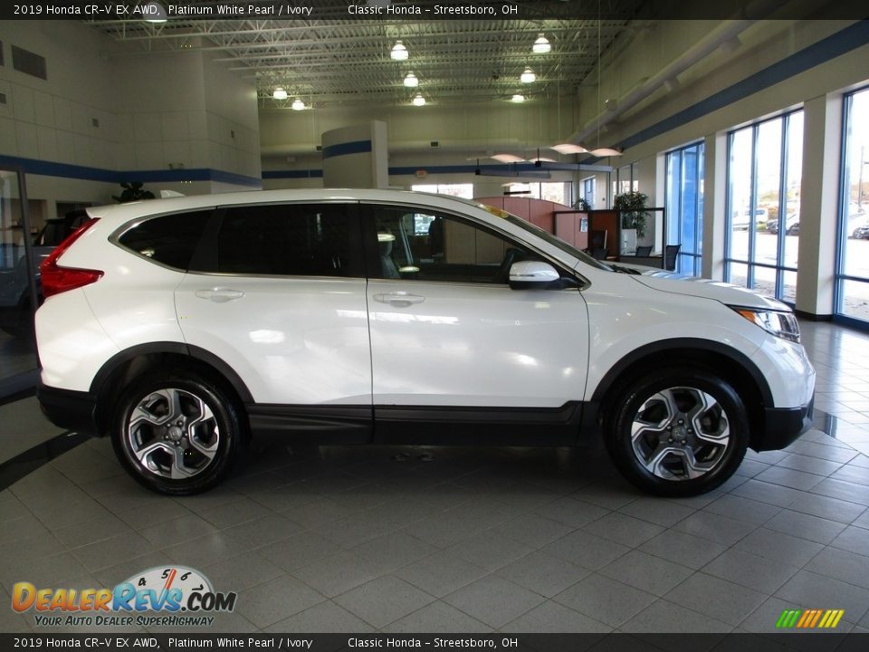 2019 Honda CR-V EX AWD Platinum White Pearl / Ivory Photo #4