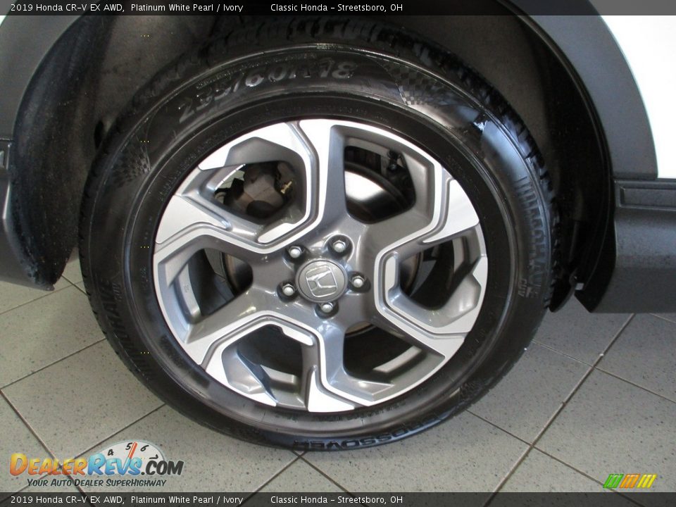 2019 Honda CR-V EX AWD Platinum White Pearl / Ivory Photo #6