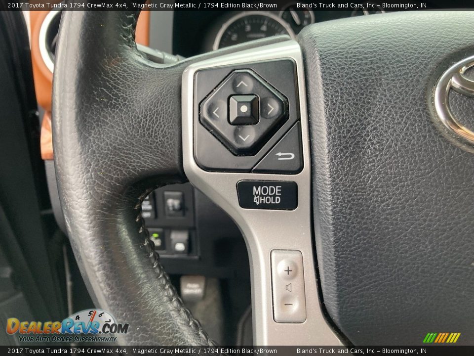 2017 Toyota Tundra 1794 CrewMax 4x4 Magnetic Gray Metallic / 1794 Edition Black/Brown Photo #22