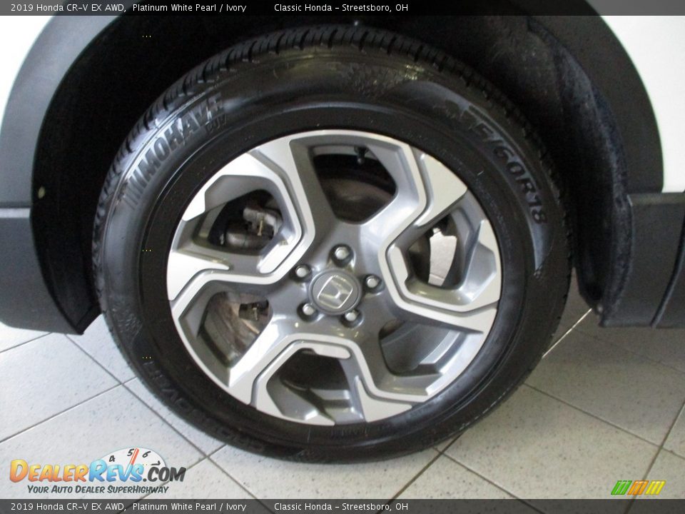 2019 Honda CR-V EX AWD Platinum White Pearl / Ivory Photo #12