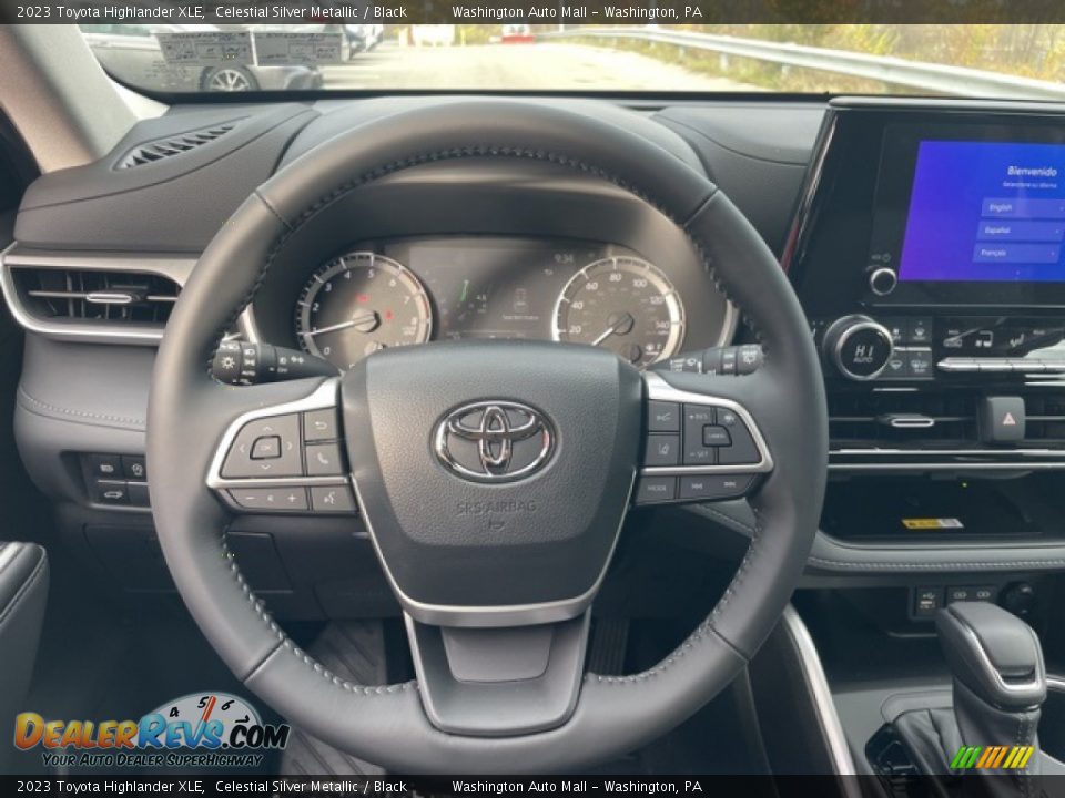 2023 Toyota Highlander XLE Steering Wheel Photo #10