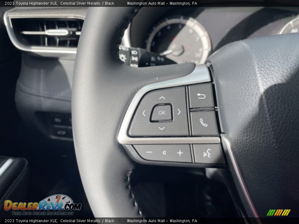 2023 Toyota Highlander XLE Steering Wheel Photo #17