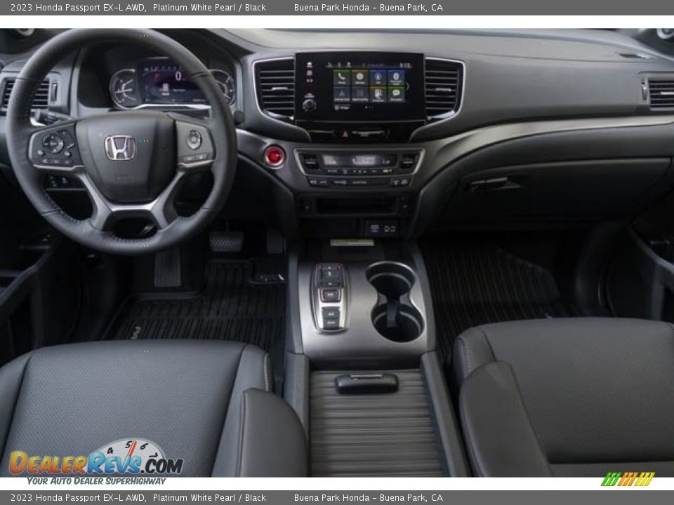 Black Interior - 2023 Honda Passport EX-L AWD Photo #17
