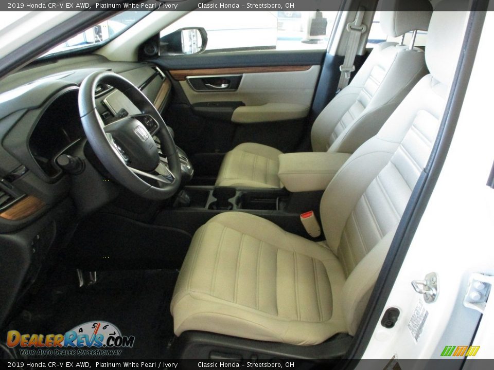 2019 Honda CR-V EX AWD Platinum White Pearl / Ivory Photo #28